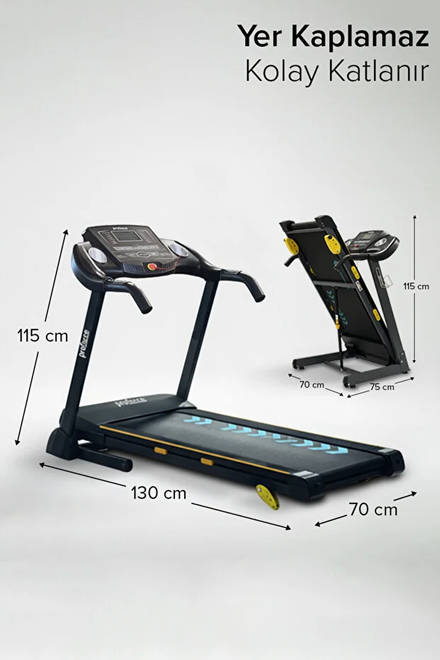 Proforce Pasifik 2.50 Hp Katlanılabilir Led Göstergeli Koşu Bandı